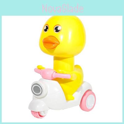 Childrens Plastic Toy Motorcycle With Cartoon Duck Design For Sensory And Coordination Development