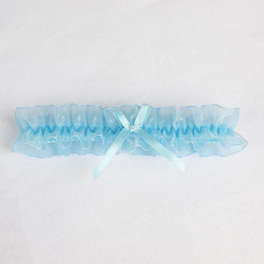 

Бант Петля для ноги Свадебное сексуальное нижнее белье кружевной пояс для чулок Женское кольцо для ног с бантом озеро синий