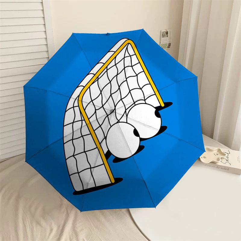 

1PC goal ball Automatic Open/Close Umbrella with Windproof, 8-Rib Sturdy Canopy, Durable Ribs, Fashionable Design1305A