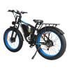 Bicicleta Elétrica de Motor Duplo Baolujie DP-2603-SJ 1500*2 Bateria 52V35AH Pneu Largo Todo-Terreno Aro 26 Bicicleta E-Mountain Bike Para Adulto
