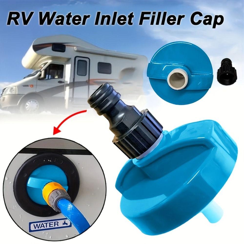Plastic Water Tank Inlet Quick Connect Quick Hose Connector Water Inlet Filler Cap  Caravan