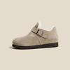 Fashion Elegant With Medium Heels Women's Snow Boots Winter 2024 Shoes for Woman Plus Warm Cosplay Trend Y2k High Quality Pu Large Size