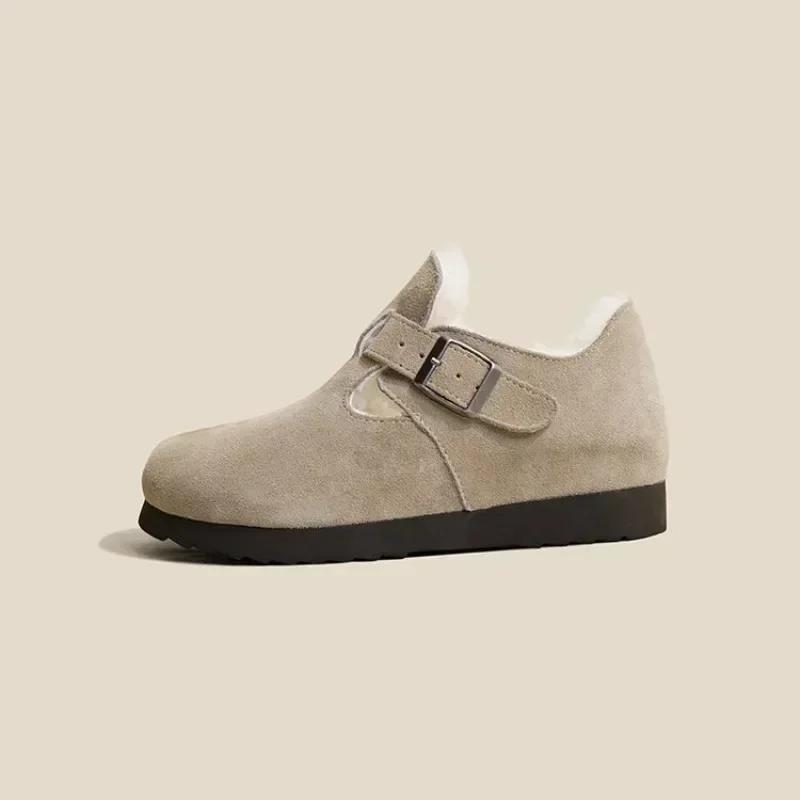 Fashion Elegant With Medium Heels Women's Snow Boots Winter 2024 Shoes for Woman Plus Warm Cosplay Trend Y2k High Quality Pu Large Size