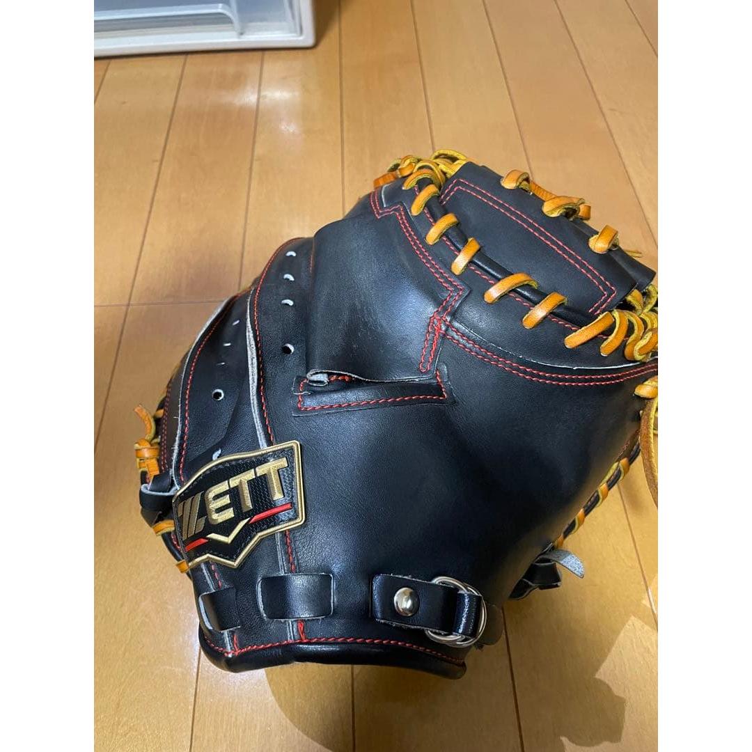 Used ZETT Hardball Catcher s Mitt Pro Status 22S Limited Model
