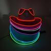 Dazzling Sequin Light-up Cowboy Hat For Parties And Performances In Vibrant Colors