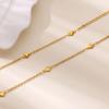 Tiny Heart Stainless Steel Anklet Gold Color Anti Fading Foot Anklets Bracelet Summer Beach Accessories Vintage Jewelry Gifts