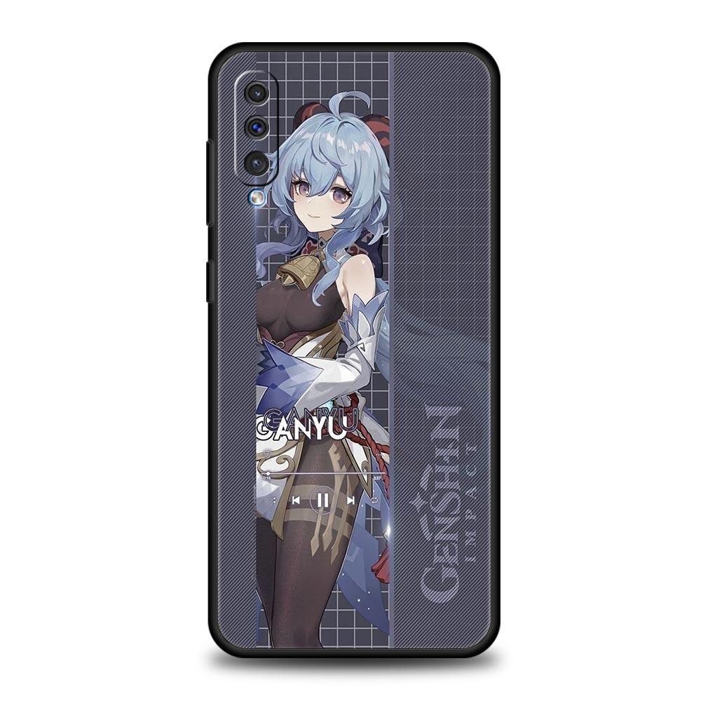 

Чехол для телефона Genshin Impact Game Role для Samsung Galaxy A52 A50 A70 A10 A30 A40 A20S A20E A02S A12 A22 A72 A42 A32 5G A04s Samsung A50