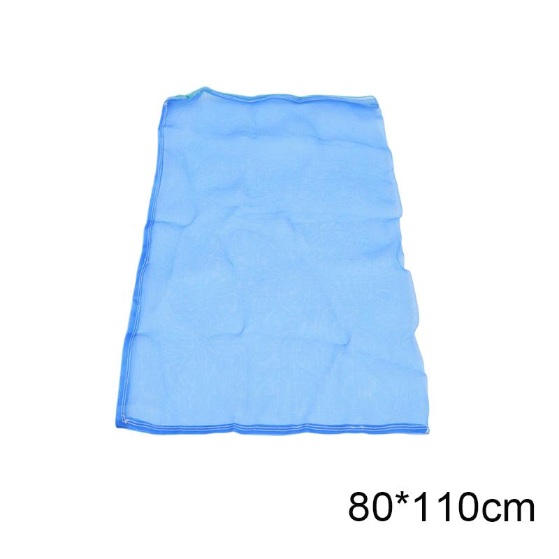 

Mesh Storage Bag with Drawstring Blue Nylon Logistics Bag, Ventilated Organizer for Bottles Boxes Durable Woven Multipurpose Bag