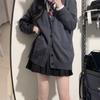 JK Uniform Autumn Japanese College Style Loose Solid Color Sweater Knitted Cardigan Thin Jacket Women's Top