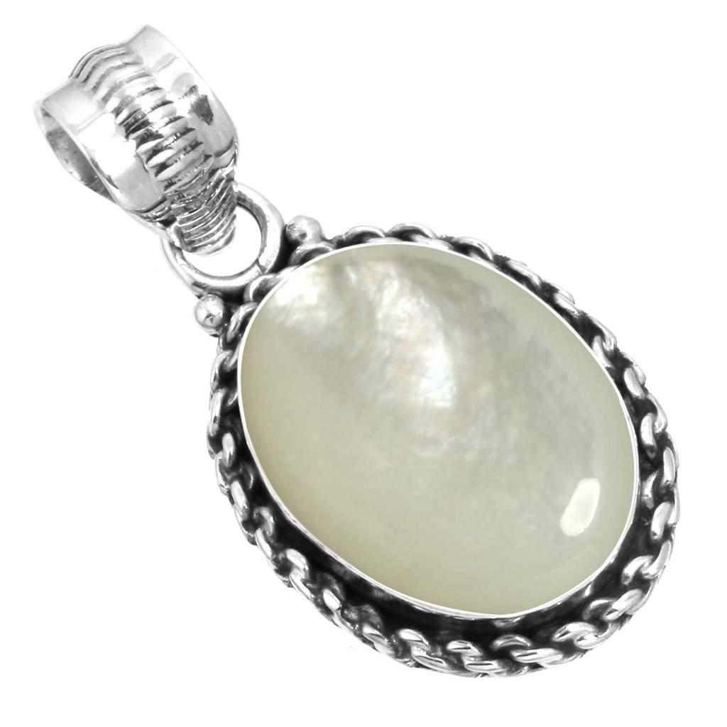 925 Sterling Silber Anhänger Damen Edelstein Handgefertigter Schmuck Ostergeschenk Blau Grün Lila Kupfer Türkis Perle Lapislazuli Perlmutt Vintage