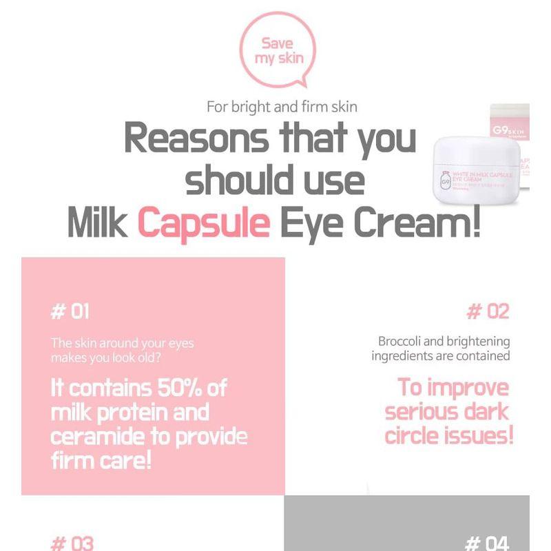 G9SKIN - White In Milk Capsule Eye Cream 30g