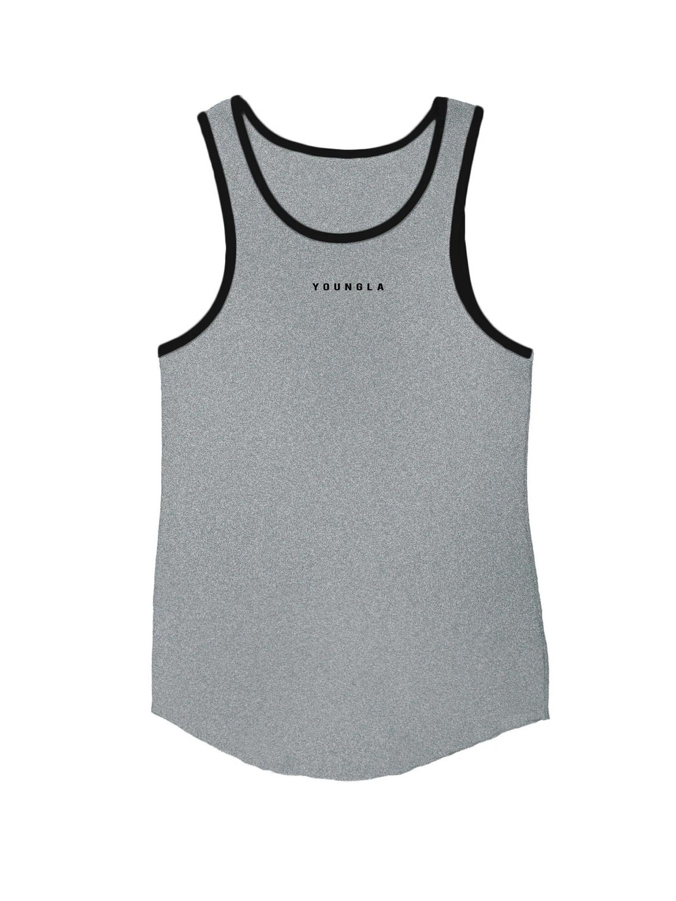 

YOUNGLA Мужской летний жилет для фитнеса без рукавов для бега L