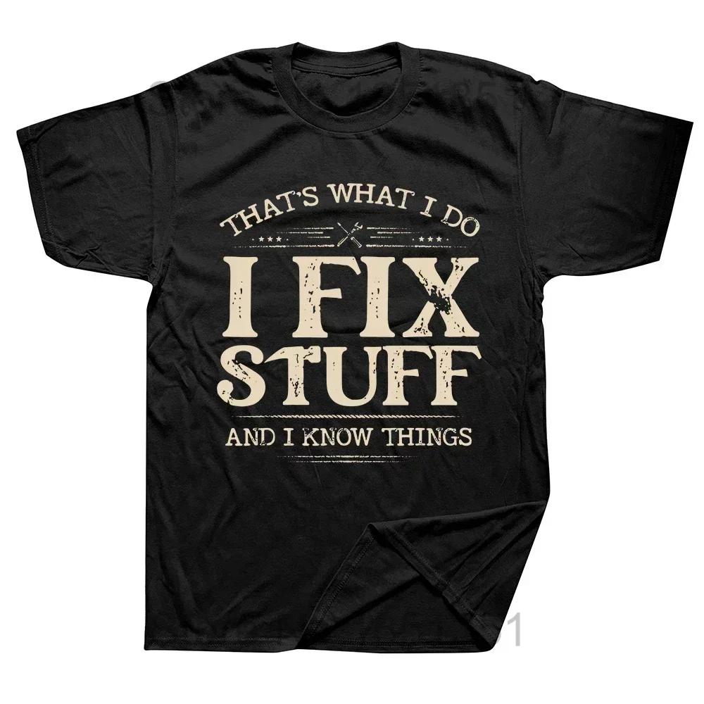 Vintage Screw Wrench Opener Mechanic TShirts Men Car Fix Engineer Cotton Tee Short Sleeve Funny T Shirts Top Tee Mens Clothes