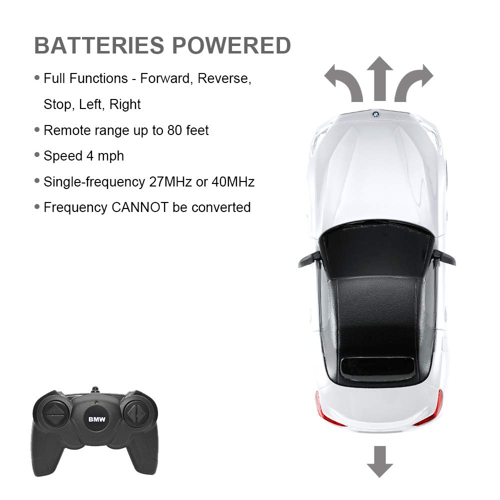 BMW Z4 Roadster RC Model Car Toy Car Remote Control Car White 1/24 2.4GHz