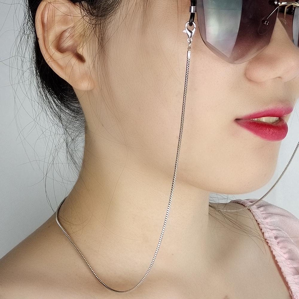 Stylish European & American Glasses and Mask Chain: Non-Slip, Anti-Lost, Non-Fading Titanium Steel Venetian Accessories