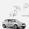 Vložka předního blatníku - Pro BMW řady 1 E81 E87 - Levá strana Kryt kola PN: 51717141873
