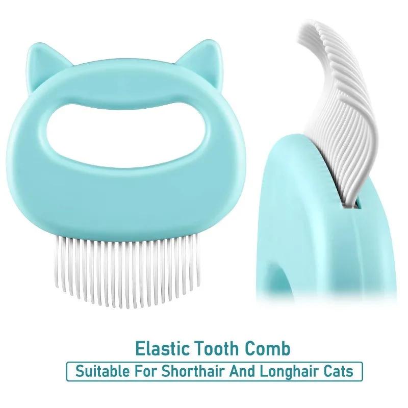 Pet Hair Deshedding Comb Pet Dog Cat Brush Grooming Tool Hair Removal Comb For Dogs Cats Dog Cleaning Grooming Tools