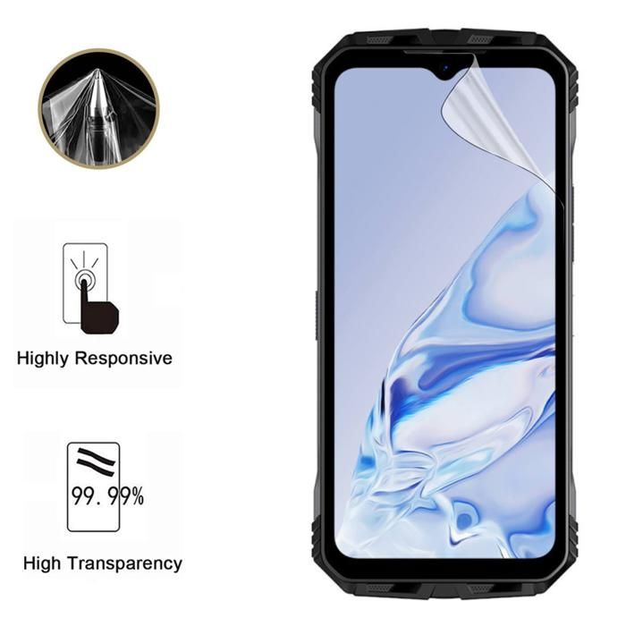 Screen Protector - Phonillico - Doogee S100 - Pack of 2 - Scratch Resistant - Ultra Thin