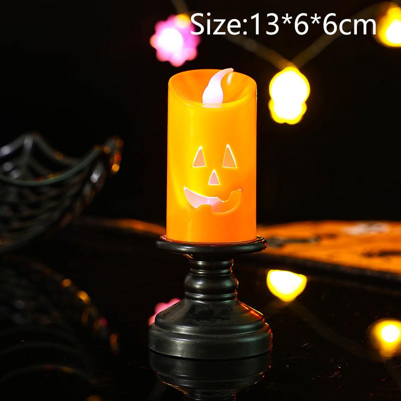 Creative Halloween Pumpkin LED Night Light Haunted House Horror Props Halloween Party Home Indoor Decoration Supplies Gifts