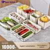 Sealed Portable Storage Box for Vegetables & Fruits – Ideal for Refrigeration, Freezing, and Camping with Lid