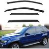 In-Channel Rain Guards Compatible With 2001-2005 Sport Trac 1997-2001 Mercury Mountaineer 1991-2001 Explorer Side Window Visor Wind Deflector Vent