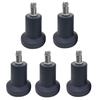 5Pcs Office Chair Glides Replacement Swivel Caster Wheels Heavy Duty Wheels for Fixed Stationary Use on All Floor Types