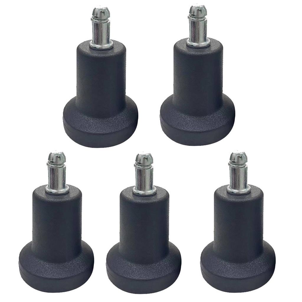 5Pcs Office Chair Glides Replacement Swivel Caster Wheels Heavy Duty Wheels for Fixed Stationary Use on All Floor Types