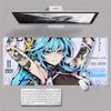 Anime poster Girl NonSlip Mouse Pad Large Mousepad HD Print Keyboard Pad Laptop Computer Desk Pad Locking Edge Mouse Mat Carpet