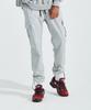 AT THE MOMENT [Embroidery Option Available] String Cargo Jogger Pants (Light Gray)