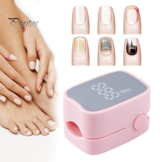 Nagelsvampsbehandling LED-enhet 460nm Blått ljus USB-laddning Onychomycosis Rengörare för Återställande av Nagelhälsa Och Smärtlindring Blått Ljus Nagelterapi