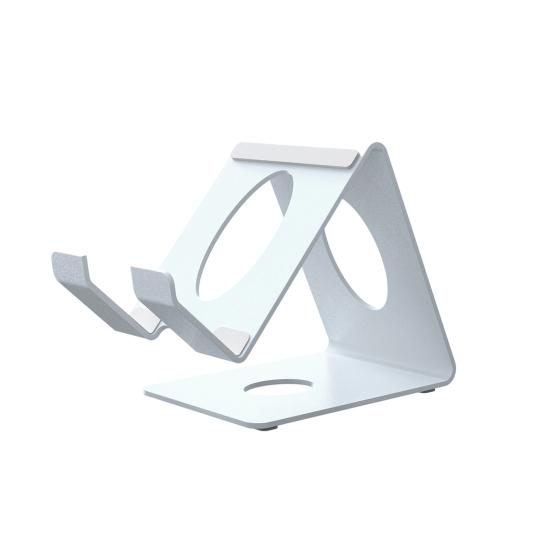 Game Console Stand for ROG Ally/X for Switch 2 for Steam Deck Portable Metal Heat Dissipation Desktop Holder with Anti-Slip Silicone Pad Game Console