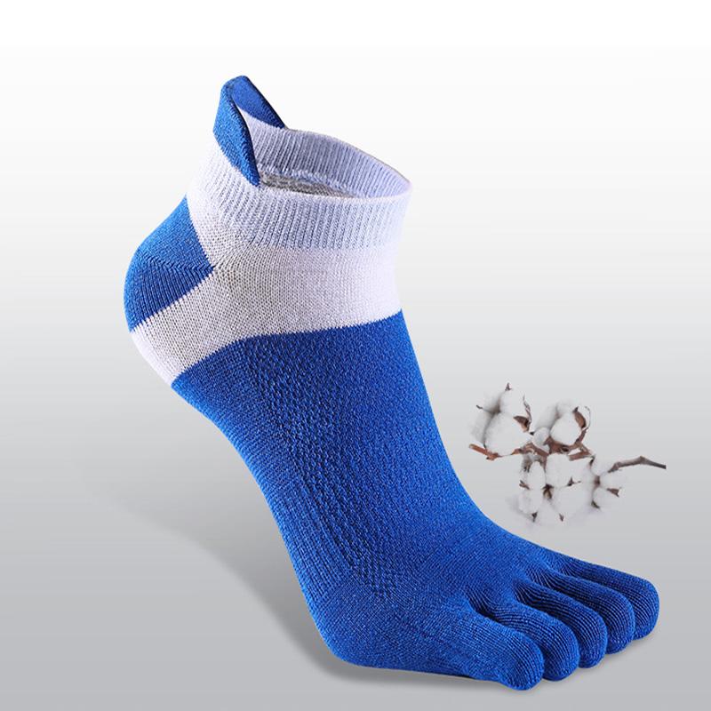5 par letnich skarpet męskich Bawełniane skarpetki z pięcioma palcami Oddychające wysokiej jakości męskie skarpety sportowe