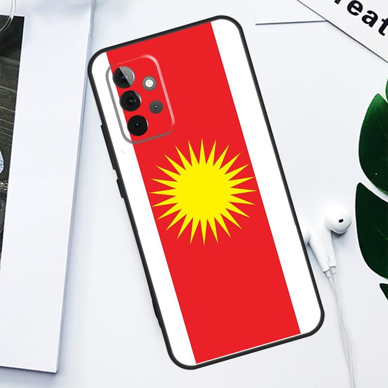 Yazidi Flag Ezidxan For Samsung Galaxy A52 A22 A32 A54 A34 A14 A55 A35 A15 A53 A33 A13 A05 A06 A16 Phone Case
