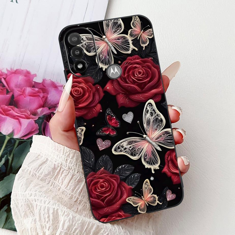 For Motorola Moto E20 E30 E40 Case Luxury Painted Cover Soft Silicone Phone Case For Motorola E20 E 30 40 MotoE30 MotoE40 Fundas