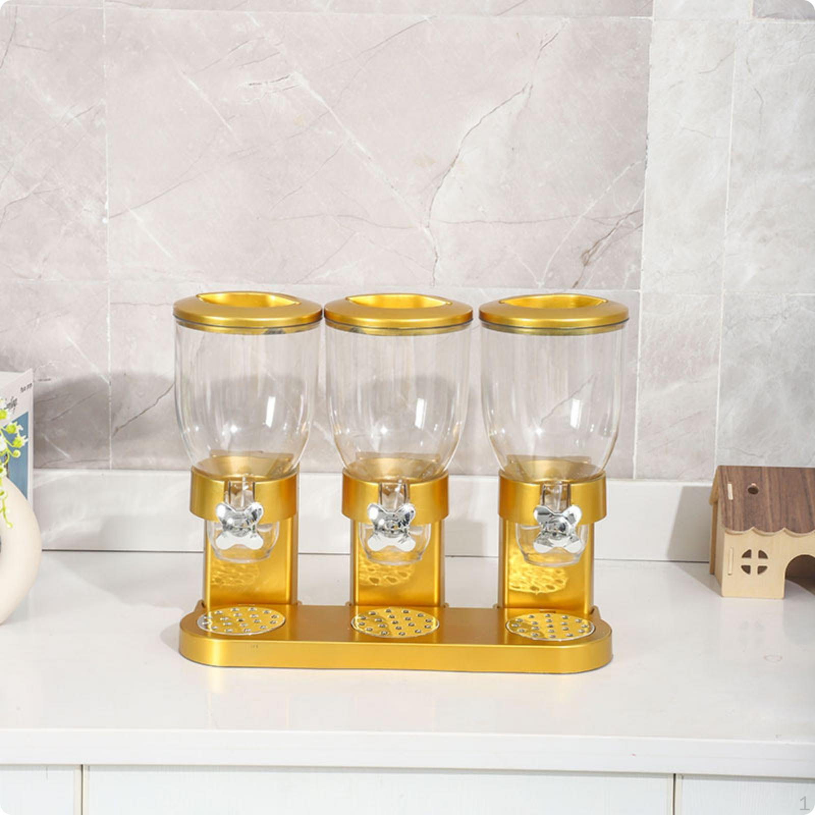 Cereal Dispenser Countertop with Metal Stand
