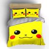 Yellow Background, Cartoon Face. Bedding Sets Duvet Cover Sets Duvet Covers Pillowcases(1 * Duvet Cover 2 * Pillowcases, Without Duvet Insert)