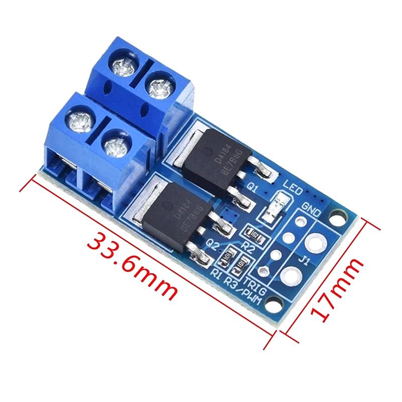 10Pcs 15A 400W Mos Fet Trigger Switch Drive Module Dc 5V-36V Pwm Regulator Control Panel Motor Control Board