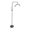 19in Half Moon Lamp Black LED Half Moon Floor Light for Beauty 50W