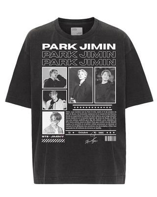 PARK JIMIN Bts T-shirt Women's Men's Gifts for Fans Cotton Oversized Y2k Short Sleeve Korean Kpop Streetwear Harajuku Female Clothing