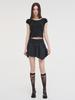 ETMON Back Ribbon T-Shirt Black