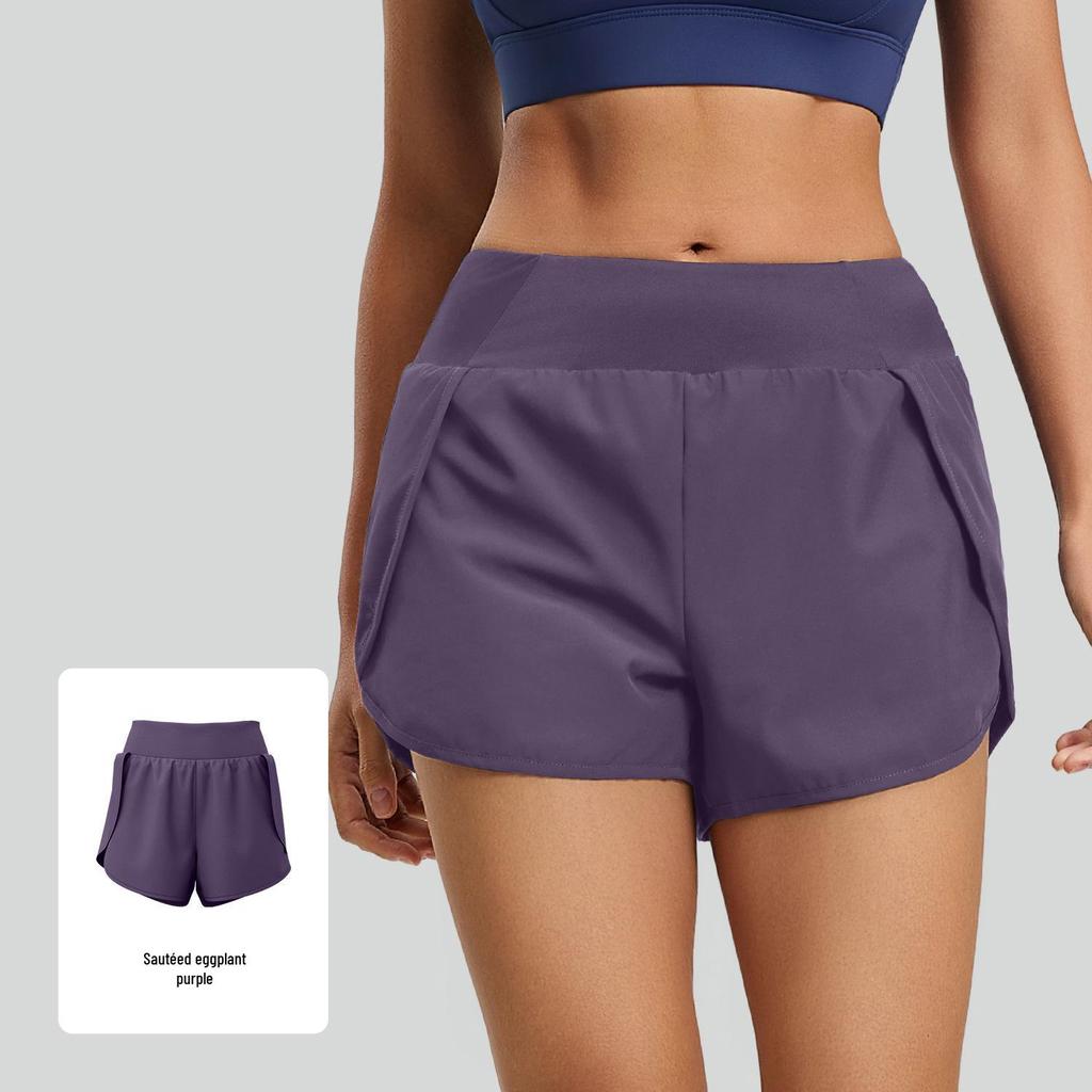 High-Waist Quick-Dry Women's Summer Yoga Shorts - Loose, Breathable & Anti-Exposure Fitness Pants for Running & Training