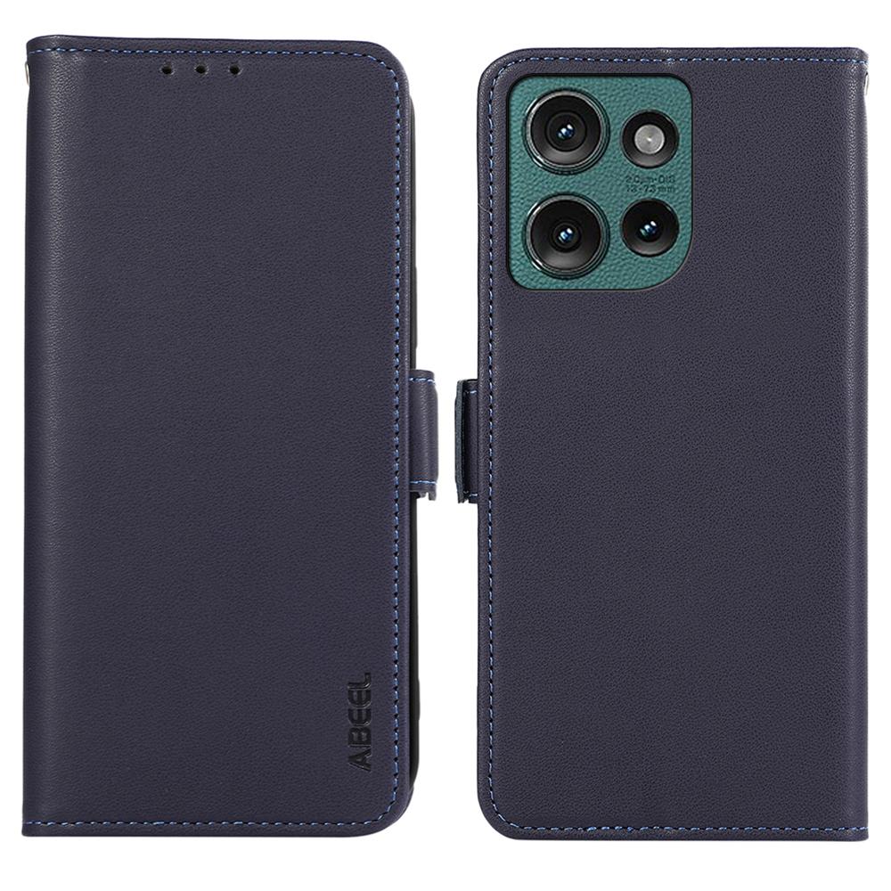 ABEEL For Motorola Edge 50 Neo 5G/Moto S50 5G/Thinkphone 25 5G Case Leather Phone Cover with RFID Blocking Wallet