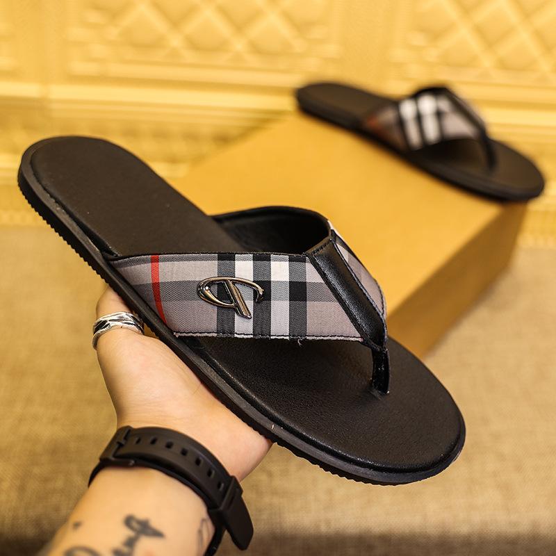 Flip Flops Summer New Men's Shoes Trendy Brand Indoor Outdoor Open-toe Sandals Light Casual Slippers Men