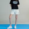 Goxo Sport Fit Short Pants White Hook Slice