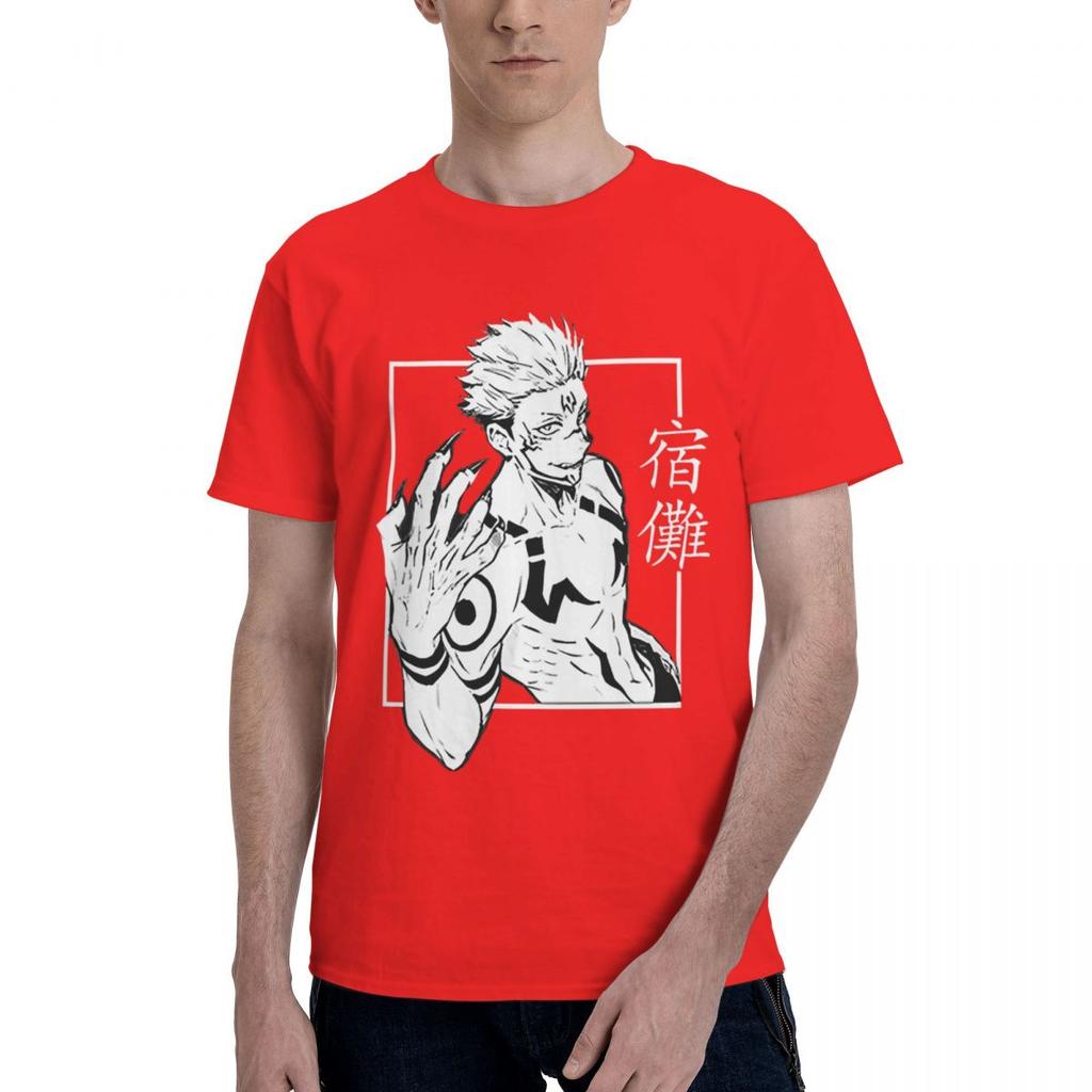Unisex Ryomen Sukuna Graphic 100 Cotton Casual Breathable Confortable Anime Mens Clothing Deals Funny Gifts