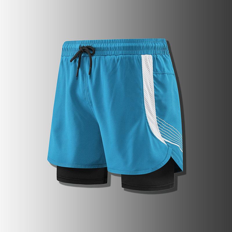 Męskie letnie szorty z lodowego jedwabiu w kamizelce, cienkie spodnie pięciokątne, casualowe sportowe wakacyjne szorty dwuczęściowe, szorty męskie, spodnie pięciokątne