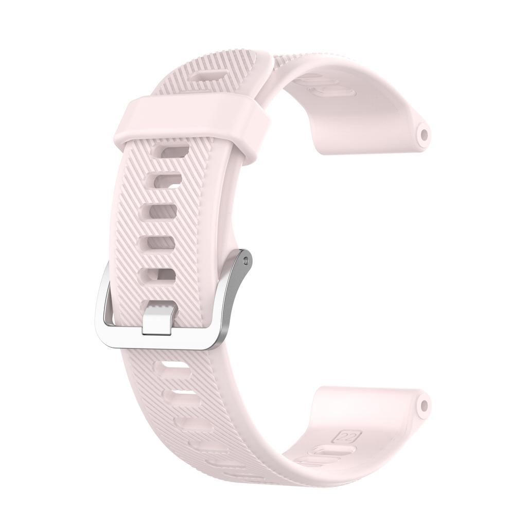Solid Color Silicone Replacement Watch Strap for Garmin Forerunner 745