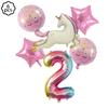 Rainbow Unicorn Balloon Unicorn Party decor Supplies Unicorn birthday Party Decoration Baby Shower Kids girls Birthday Decor