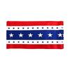 Outdoor Patriotic Banner with Star Stripe Pattern for Courtyard Garden Home Wall Hanging Background Cloth for Holiday Parties Events Decor
