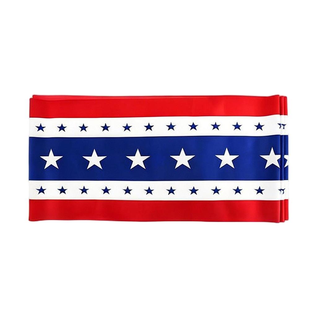 Outdoor Patriotic Banner with Star Stripe Pattern for Courtyard Garden Home Wall Hanging Background Cloth for Holiday Parties Events Decor